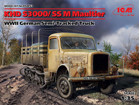 [1/35] KHD S3000/SS M Maultier, WWII German Semi-Tracked Truck
