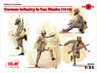 [1/35] German Infantry in Gas Masks (1918) (4 figures)