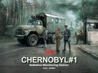 [1/35] Chernobyl #1. Radiation Monitoring Station (ZiL-131KShM truck & 5 figures & diorama base with background)