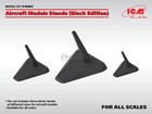 Aircraft Models Stands [Black Edition] (1:32, 1:48, 1:72, 1:144)