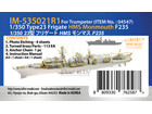 [1/350] HMS Monmouth Type 23 Frigate Detail up set for Trumpeter 04547 kit
