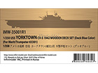 [1/350] USS Yorktown Wooden deck Set(Deck Blue Color) for Merrit/Trumpeter 65301 Kit