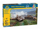 [1/72] SHERMAN M4A3 75mm (2 FAST ASSEMBLY MODELS)