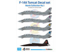 [1/72] F-14A Tomcat Decal set - Movie Collection No.1