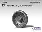 [1/35] K9 road wheels for Academy kit