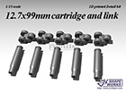 [1/35] 12.7x99mm catridge and link