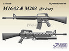 [1/35] M16A2 & M230 (8+4 set)
