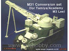 [1/35] M31 Conversion set for Tamiya/Academy M3 Lee kit