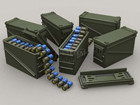 [1/35] PA120 40mm Ammo 32 Cartridge Can set (1/35 Scale)
