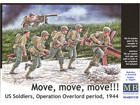 [1/35] Move, move, move!!! US Soldiers, Operation Overlord period, 1944 [World War II Series]