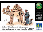 [1/35] Modern US tankmen in Afghanistan. Can we buy one of your sheep for a BBQ [Modern Wars Series]