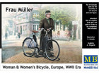 [1/35] Frau Muller. Woman & Women's Bicycle, Europe [World War II Series]