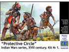[1/35] Protective Circle - [Indian Wars series, XVIII century. Kit No.1]