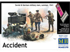 [1/35] Accident. Soviet & German military men, summer 1941 [World War II Series]