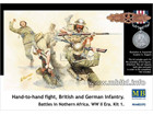 [1/35] Hand-to-hand fight British and German Infantry, battles in Northern Africa,kit #1 [World War II Series]