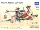 [1/35] Vickers Machine Gun team, North Africa Desert Battle Series, WW II era [World War II Series]