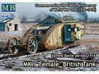 [1/72] MK I Female British Tank, Somme Battle period, 1916