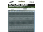 SET B LARGE - NUTS AND BOLTS FOR VEHICLE/DIORAMA