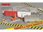 [1/35] Concrete & plastic barrier set
