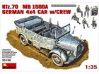[1/35] Kfz.70 MB 1500A GERMAN 4x4 CAR w/CREW