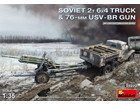 [1/35] SOVIET 2T 6X4 TRUCK & 76-mm USV-BR GUN