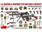 [1/35] U.S. WEAPONS & EQUIPMENT FOR TANK CREW & INFANTRY