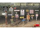 [1/35] ALLIES ROAD SIGNS WWII. EUROPEAN THEATER OF OPERATIONS