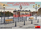 [1/35] STREET ACCESSORIES WITH LAMPS & CLOCKS