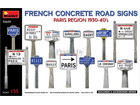 [1/35] FRENCH CONCRETE ROAD SIGNS. PARIS REGION 1930-40s
