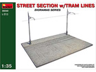 [1/35] STREET SECTION w/TRAM LINES