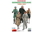 [1/35] GERMAN CIVILIANS 1930-40S. [RESIN HEADS]