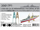 [1/350] USS CA-35 Indianapolis 1945 Detail Up Set