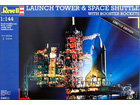 [1/144] LAUNCH TOWER & SPACE SHUTTLE with BOOSTER ROCKETS