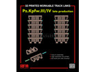[1/35] 3D PRINTED WORKABLE TRACK LINKS for Pz.Kpfw.III/IV Late Production