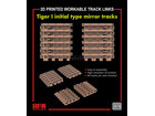 [1/35] 3D PRINTED WORKABLE TRACK LINKS for Tiger I initial type mirror tracks