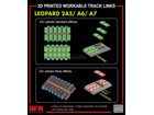 [1/35] 3D PRINTED WORKABLE TRACK LINKS for LEOPARD 2A5 / A6/ A7