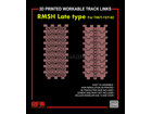 [1/35] RMSH Late type for T-55/T-72/T-62 - 3D PRINTED WORKABLE TRACK LINKS