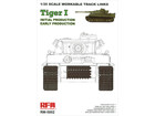 [1/35] WORKABLE TRACK LINKS for Tiger I Initial Production and Early Production