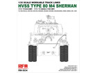 [1/35] WORKABLE TRACK LINKS HVSS TYPE T80 for M4 SHERMAN