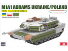 [1/35] M1A1 ABRAMS  UKRAINE / POLAND (200+ pieces Kontakt-1 ERA Bricks)