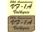 NAMEPLATE No.1 - MACROSS VF-1A Valkyrie 25th Anniversary