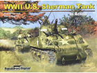 WWII U.S. Sherman Tank in action