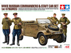 [1/35] WWII RUSSIAN COMMANDERS & STAFF CAR SET (w/4 FIGURES)