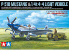 [1/48] NORTH AMERICAN P-51D MUSTANG(TM) & 1/4-ton 4x4 LIGHT VEHICLE SET