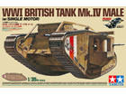 [1/35] WWI BRITISH TANK Mk.IV MALE (w/SINGLE MOTOR)