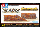 [1/48] BRICK WALL, SAND BAG & BARRICADE SET