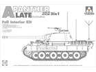 [1/35] PANTHER A LATE Production [2 in 1] Full Interior Kit
