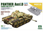 [1/35] PANTHER Ausf.D Early/Mid Production [2 in 1] Full Interior Kit