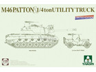 [1/35] M46 PATTON & 1/4 ton UTILITY TRUCK [LIMITED EDITION]