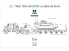 [1/72] U.S. TANK TRANSPORTER w/ABRAMS TANK